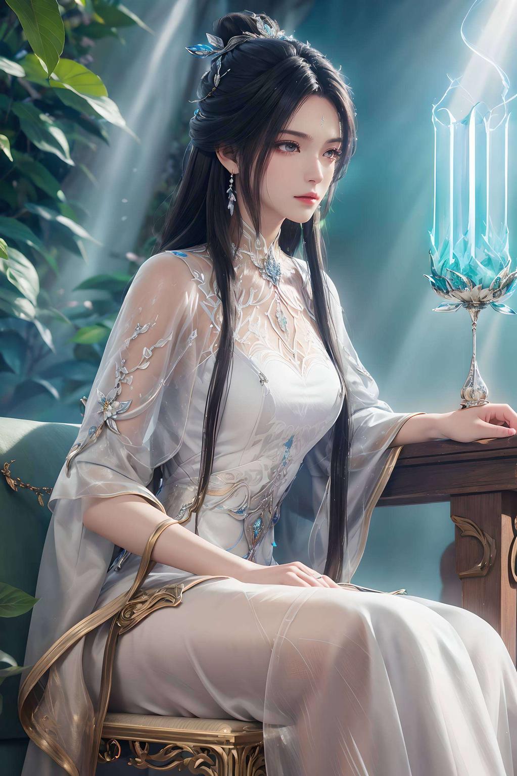 仿佛从画中走出