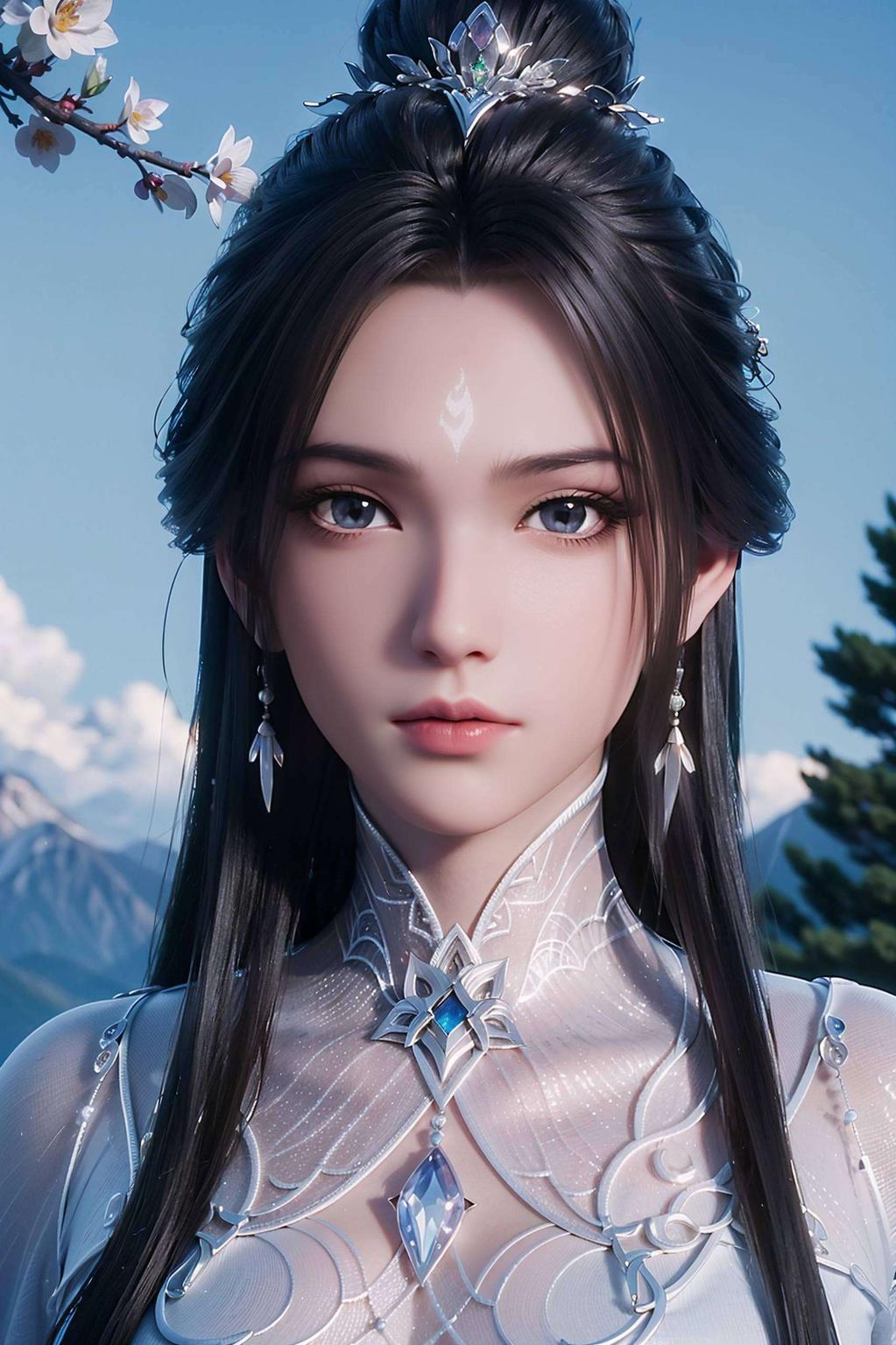 眼神深邃美得让人心动