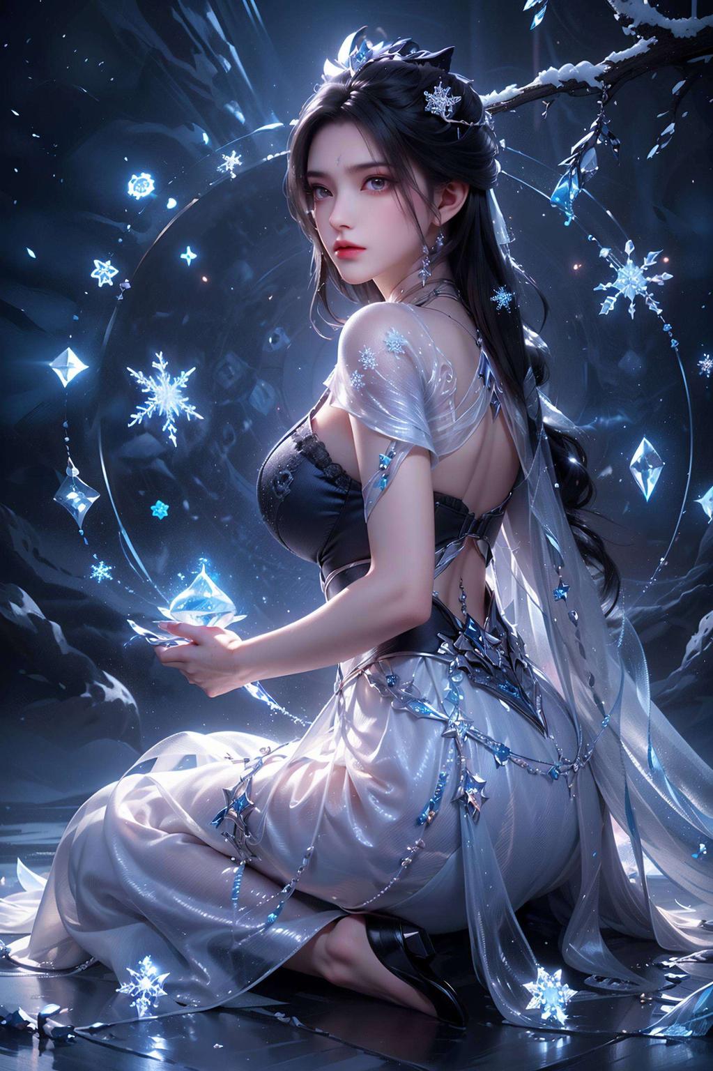 诛仙2迷们看过来！这款鬼厉陆雪琪高清壁纸为你的电脑桌面增添一抹浪漫仙侠风情