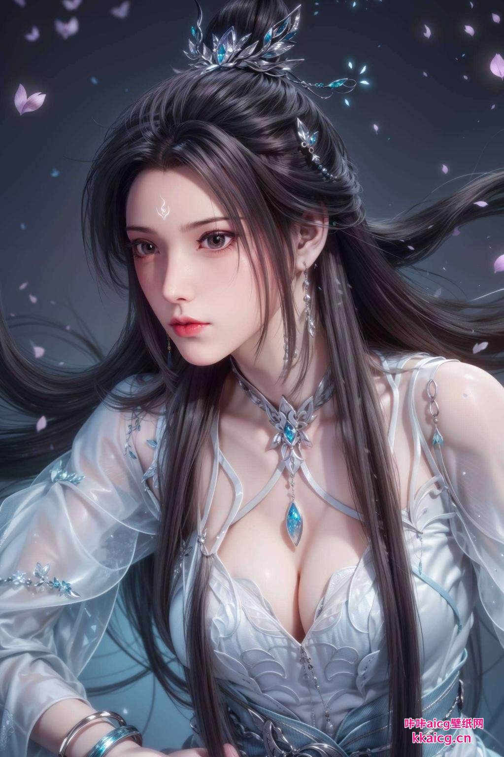 仿佛置身仙境让你的锁屏瞬间高大上！#陆雪琪壁纸# #游戏壁纸# #手机背景#