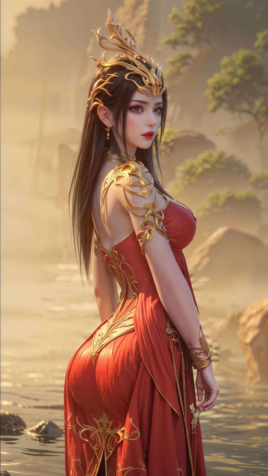 美杜莎眼神犀利蛇发飘逸