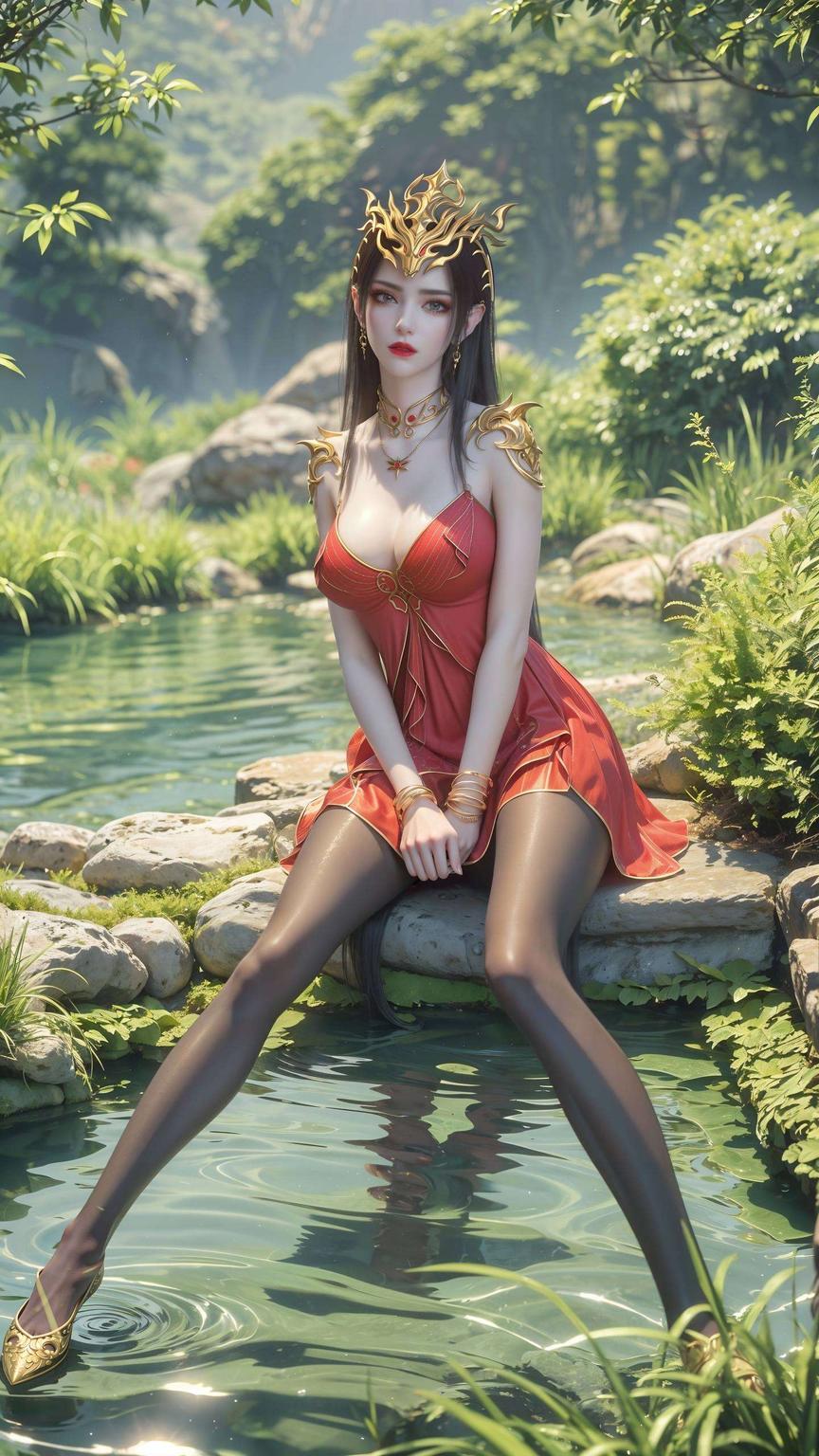 高清壁纸呈现她的神秘魅力点亮你的电脑桌面！