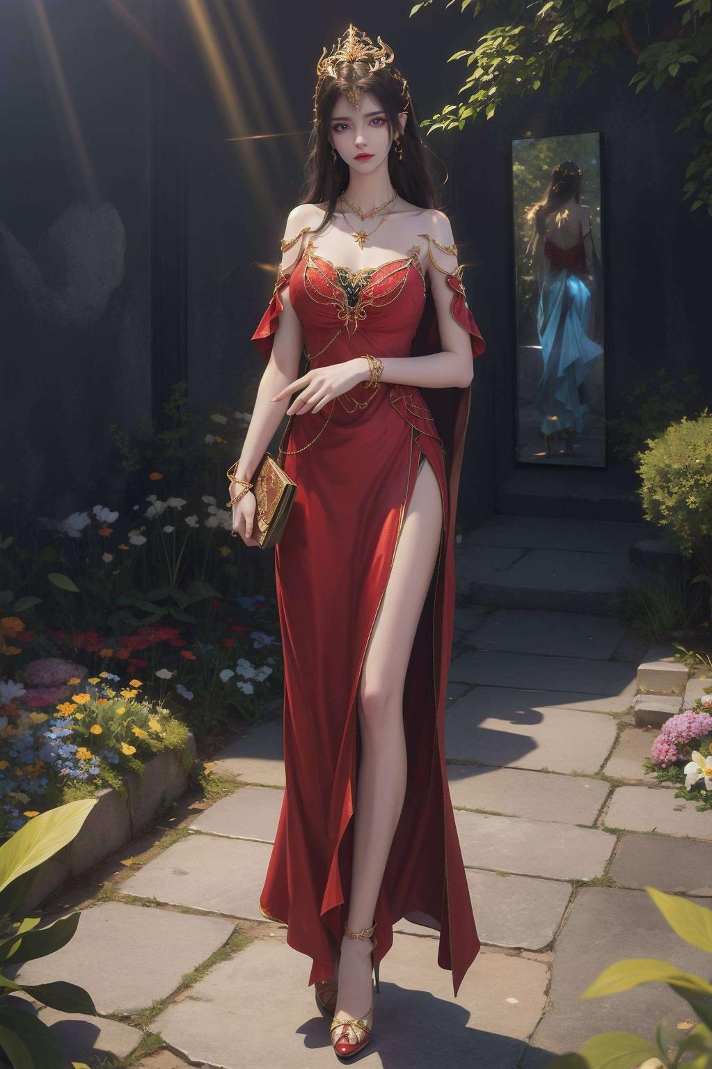 蛇发飘逸背景简洁大气