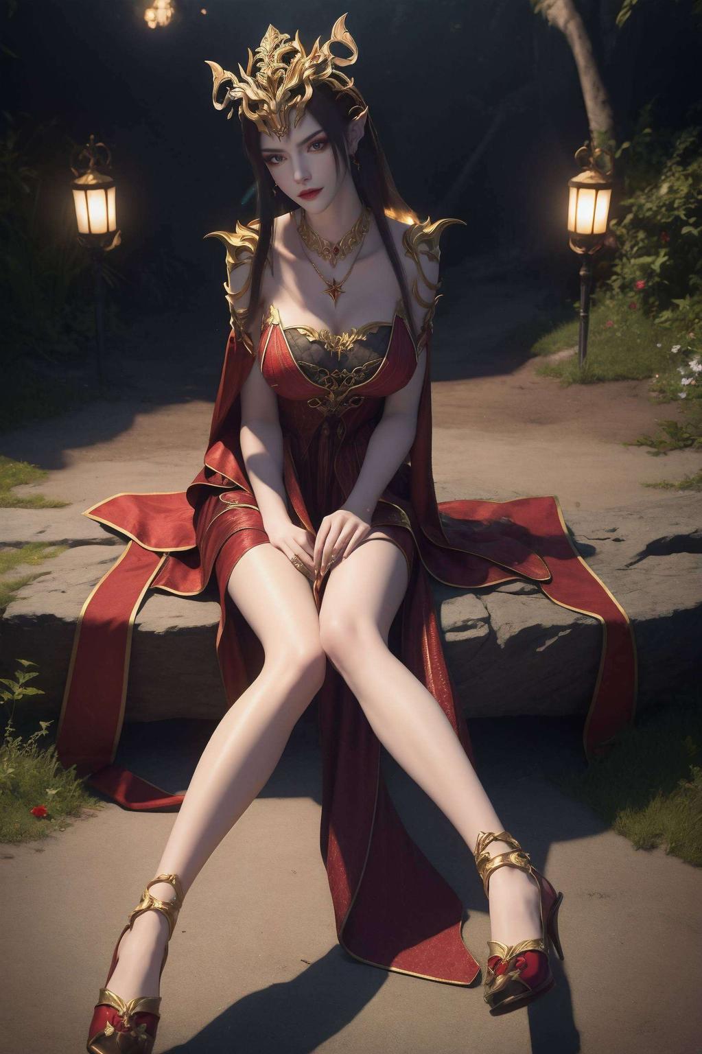 斗破苍穹里的美杜莎女王身姿矫健