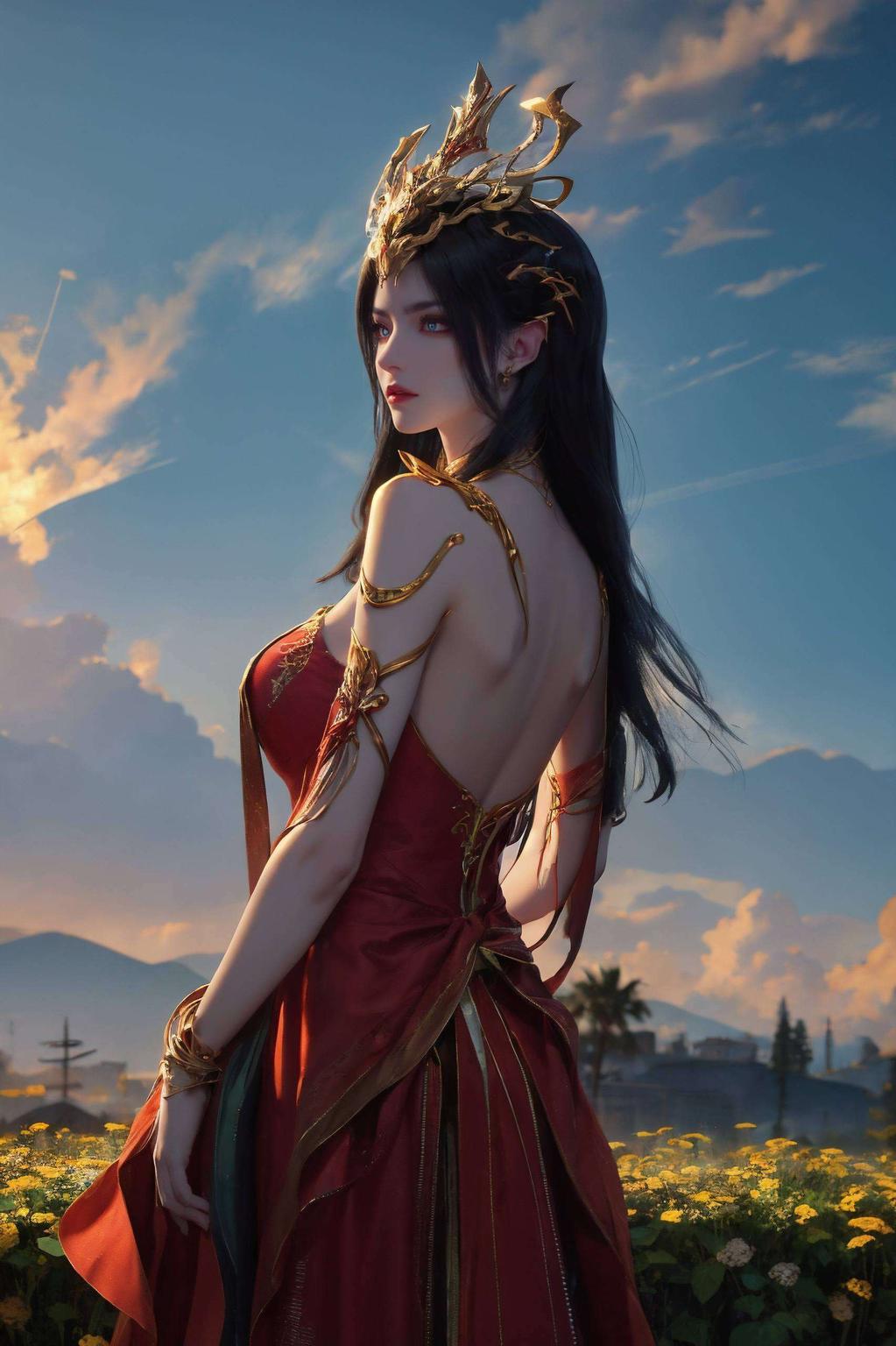 神秘的美杜莎眼神深邃高清质感