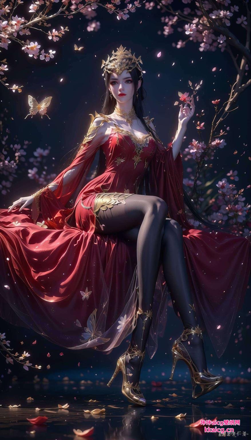 神秘迷人画面中毒液般深邃的绿眸