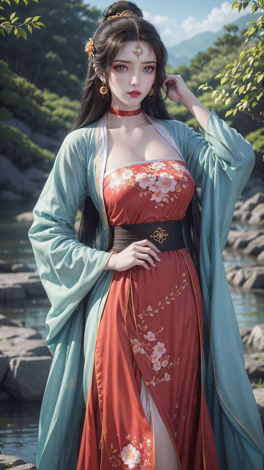 锁屏壁纸里的灵动倩影高清画质