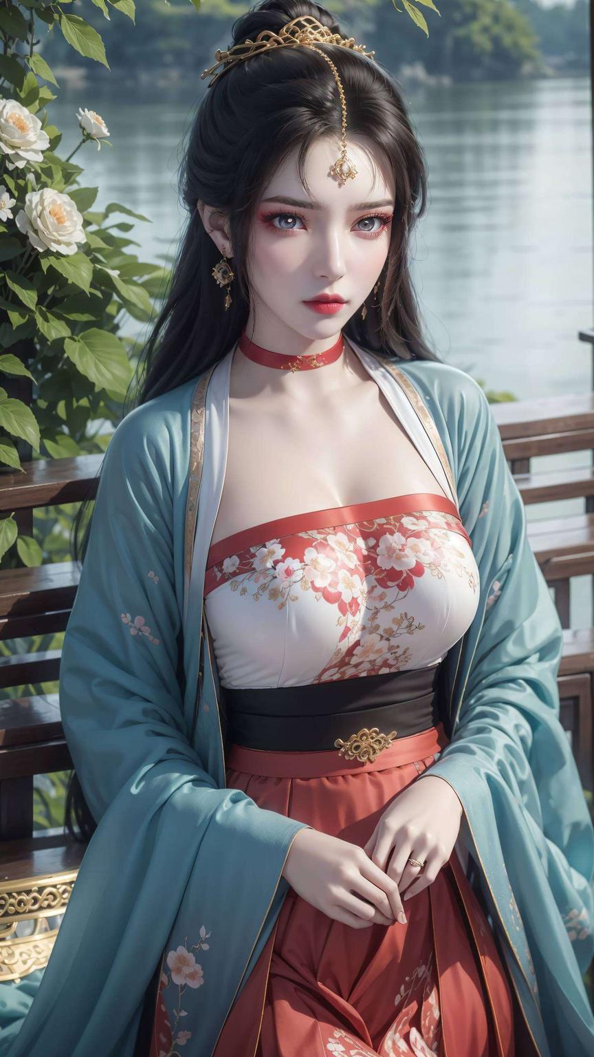 那抹孤独的剪影墨云少女壁纸