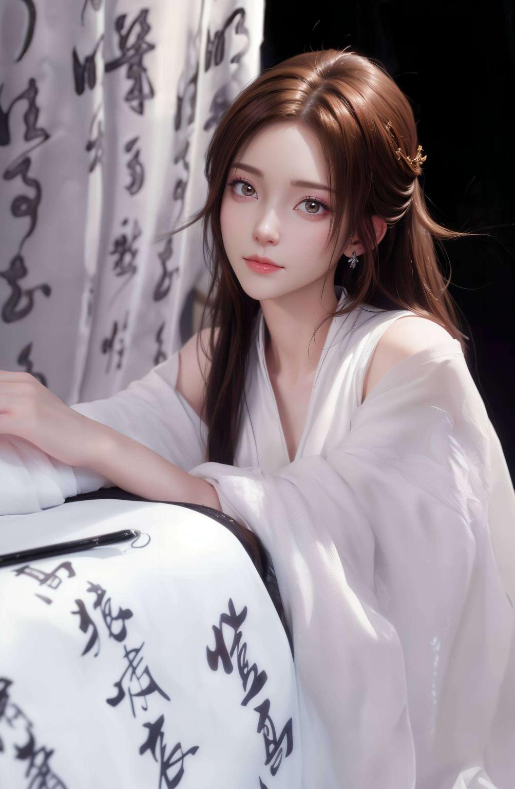 纳兰嫣然婉约倩影穿越古风画卷