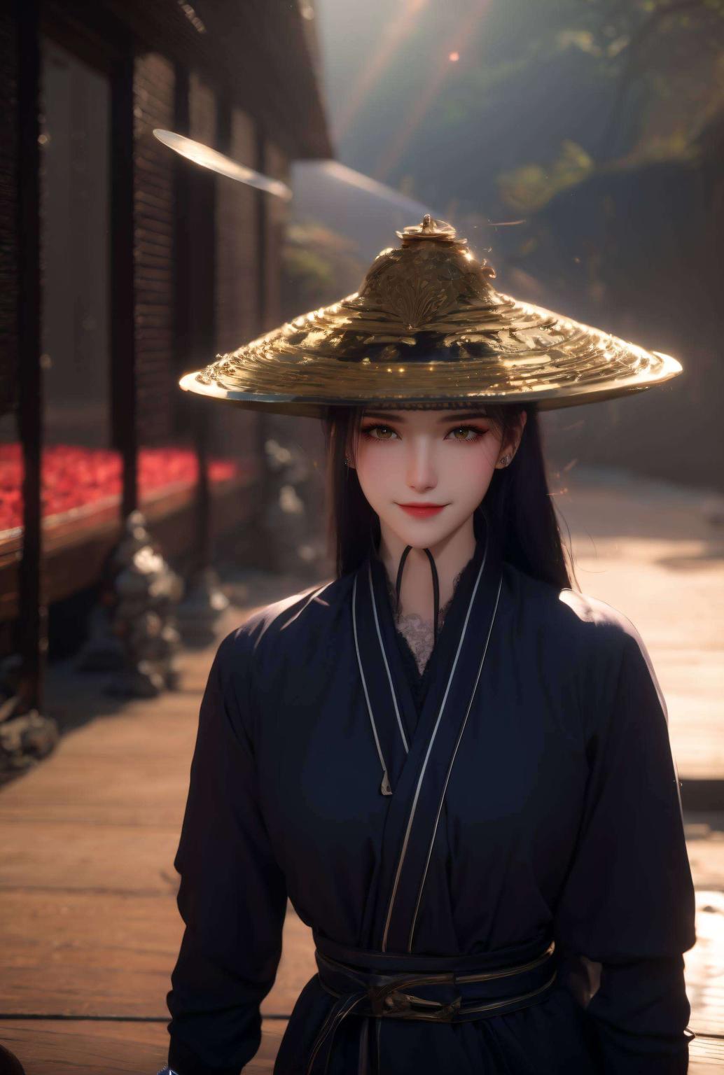 专为苹果桌面背景设计！看这款AI国漫女神南宫夕儿