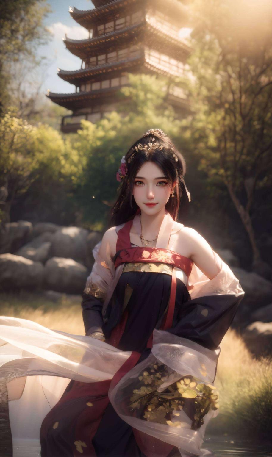 轻松护眼！绿意盎然南宫夕儿这款绿色壁纸