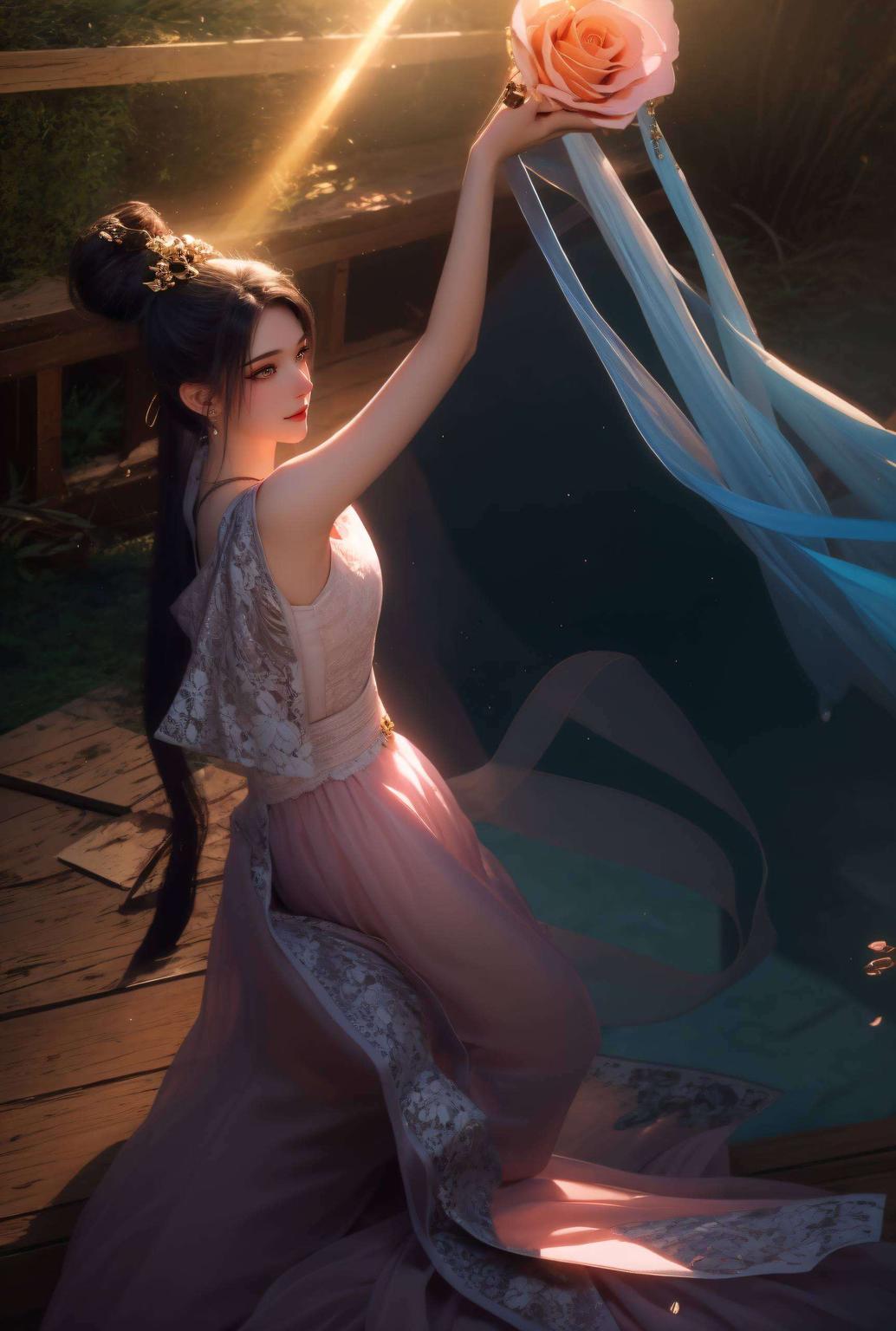 高清细腻让你沉浸在她优雅的世界里