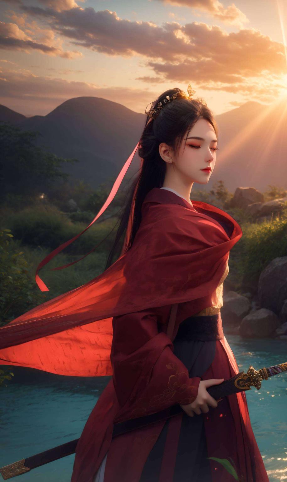 今天给大家带来一款唯美高清的PC动画壁纸！这位美丽的少女——南宫夕儿让你的电脑瞬间变身浪漫画廊！