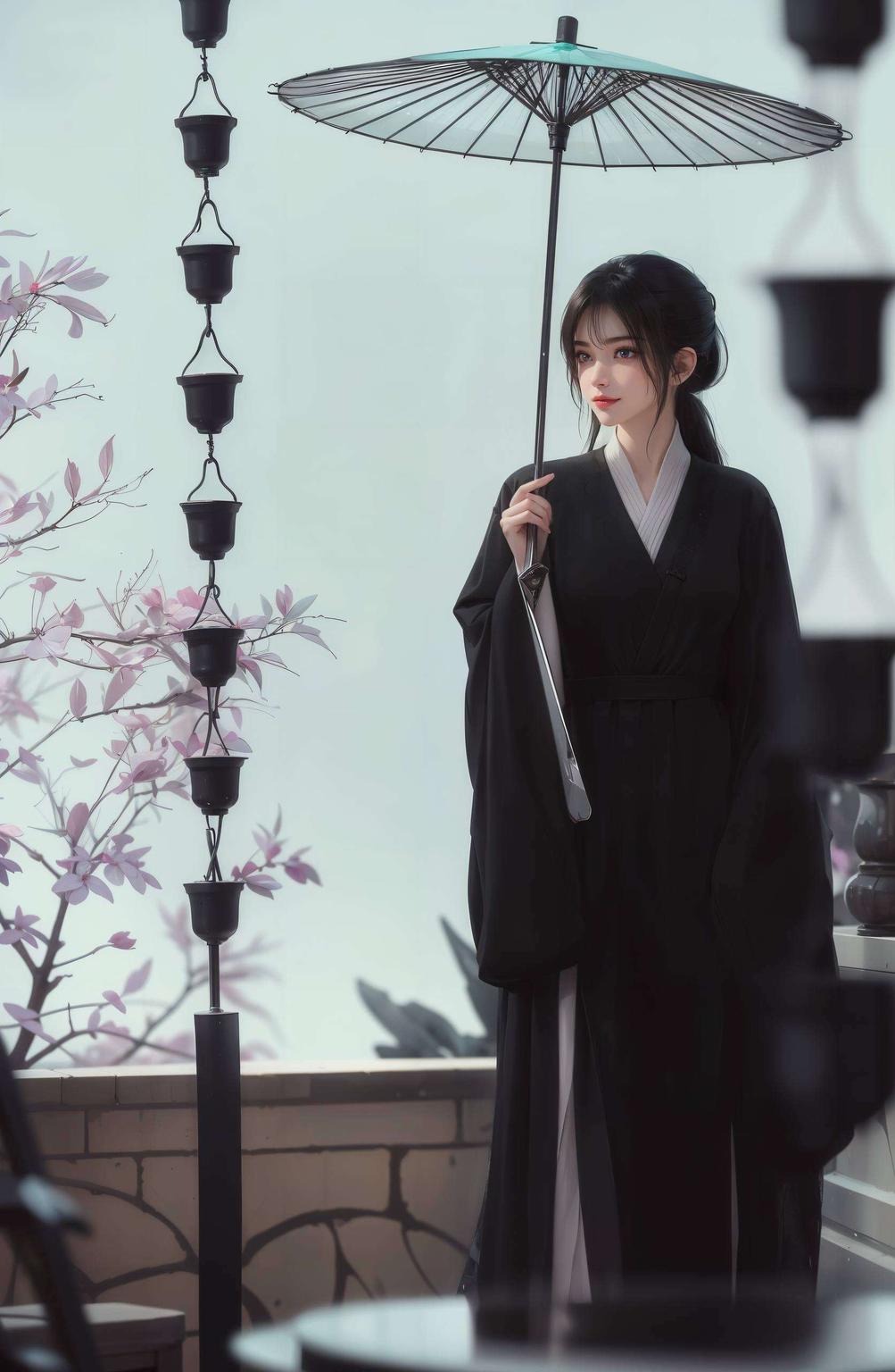 幽蓝剑影与炫彩交融剑来宁姚壁纸