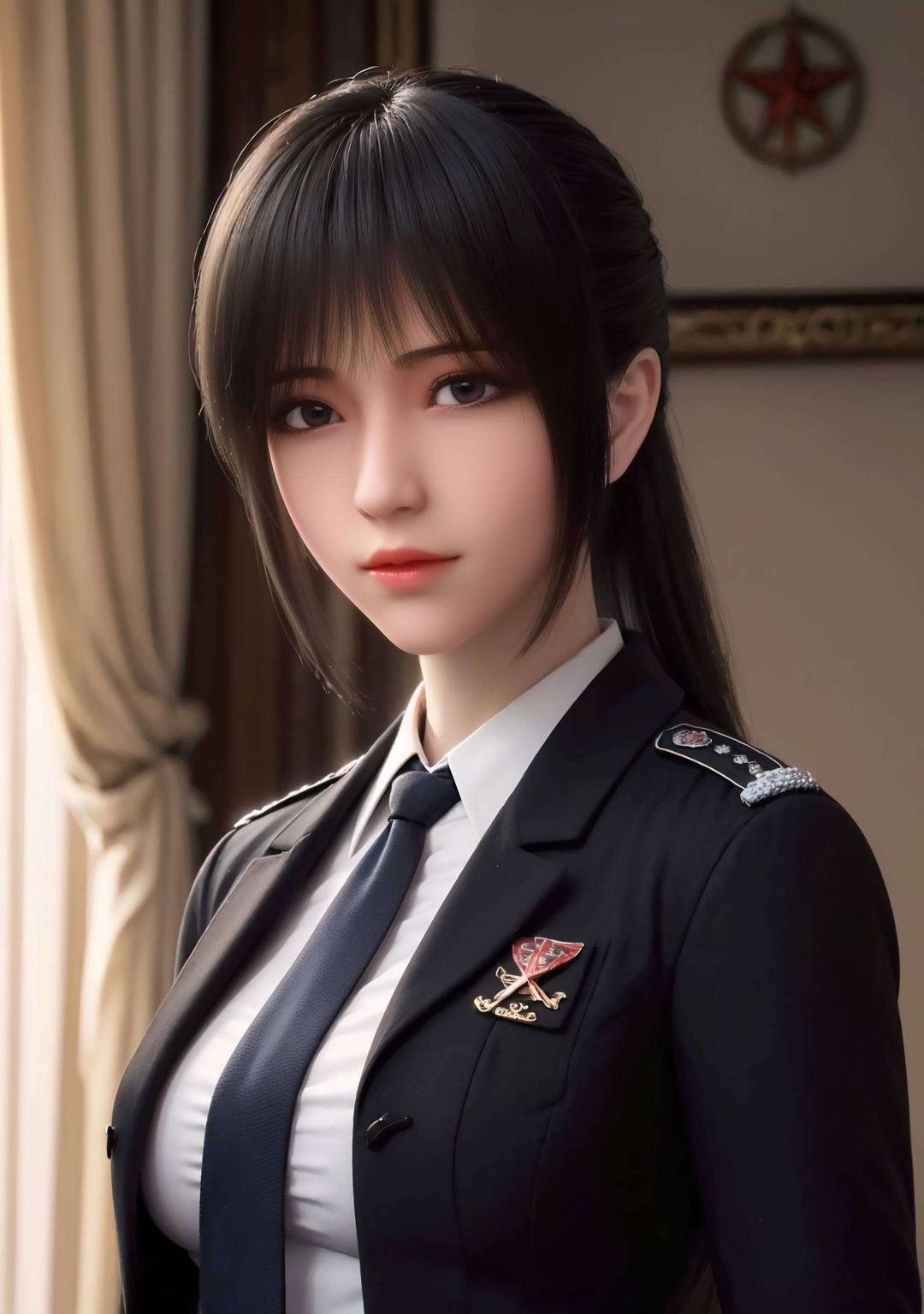 不仅展示了雄兵连琪琳的禁欲魅力琪琳眼神深邃