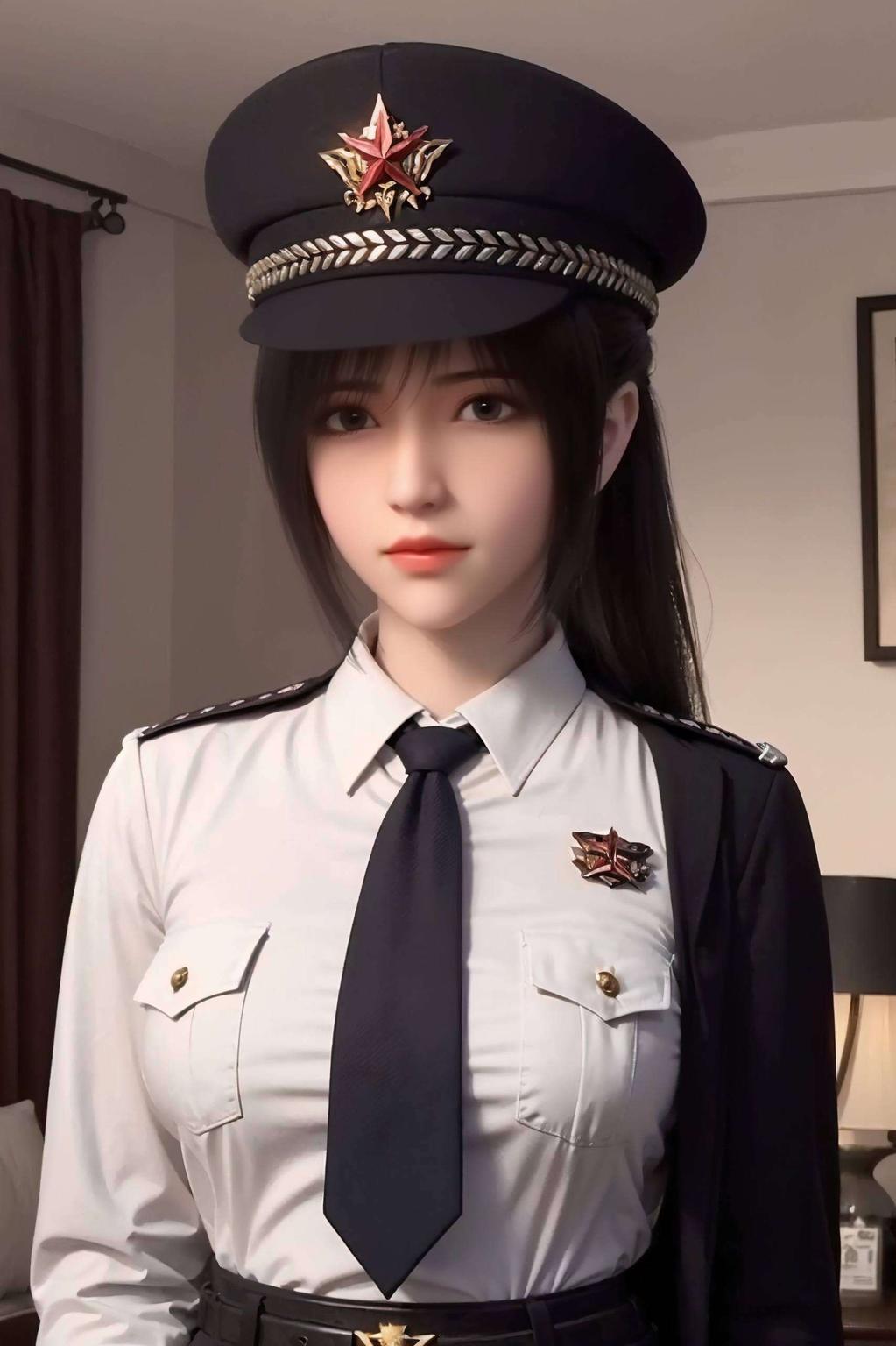 横屏图片动漫风满满细腻笔触描绘出她的英姿飒爽