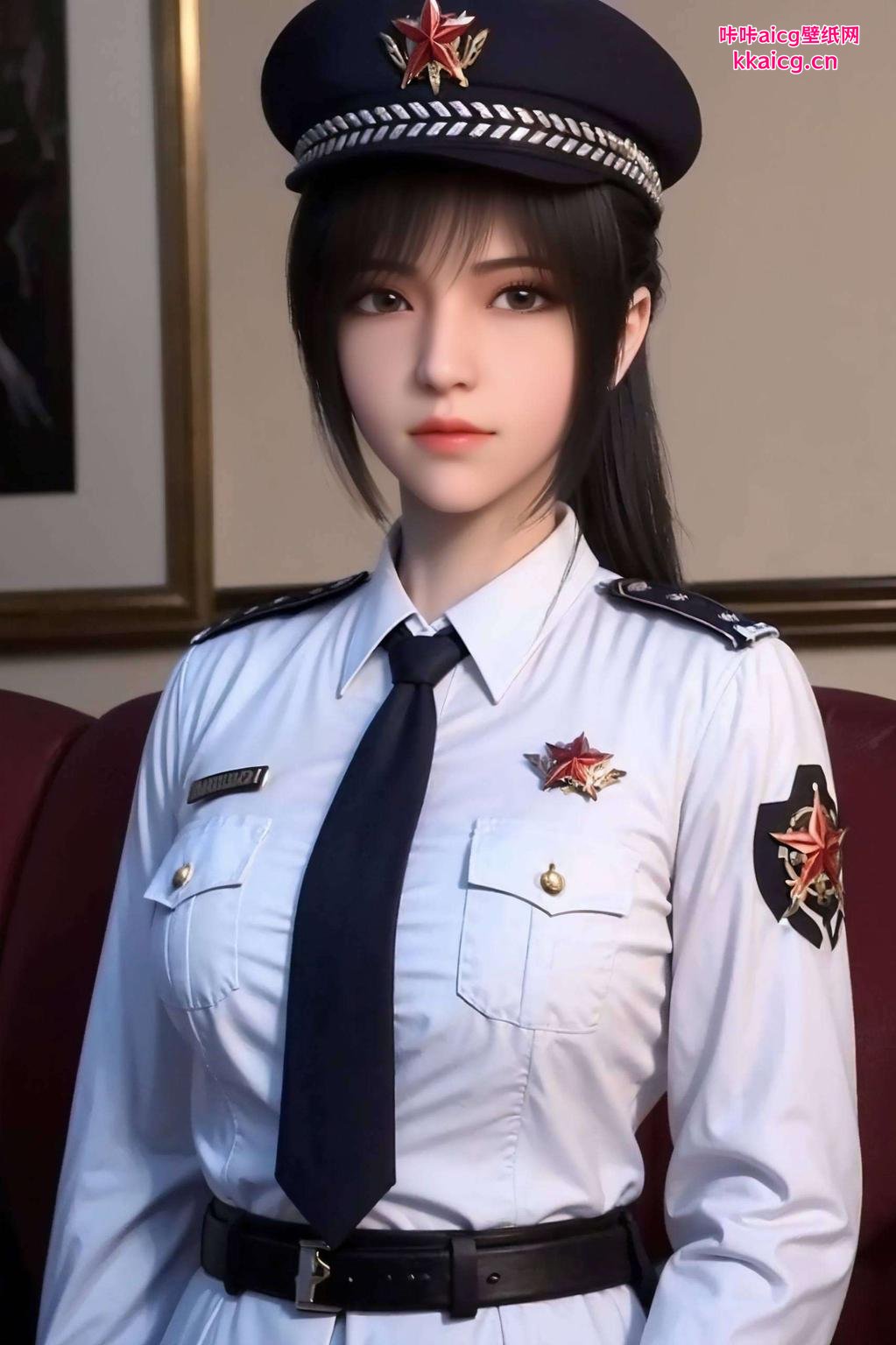 站在战场上英姿飒爽这期的壁纸福利来啦！给大家带来雄兵连官网的琪琳角色壁纸