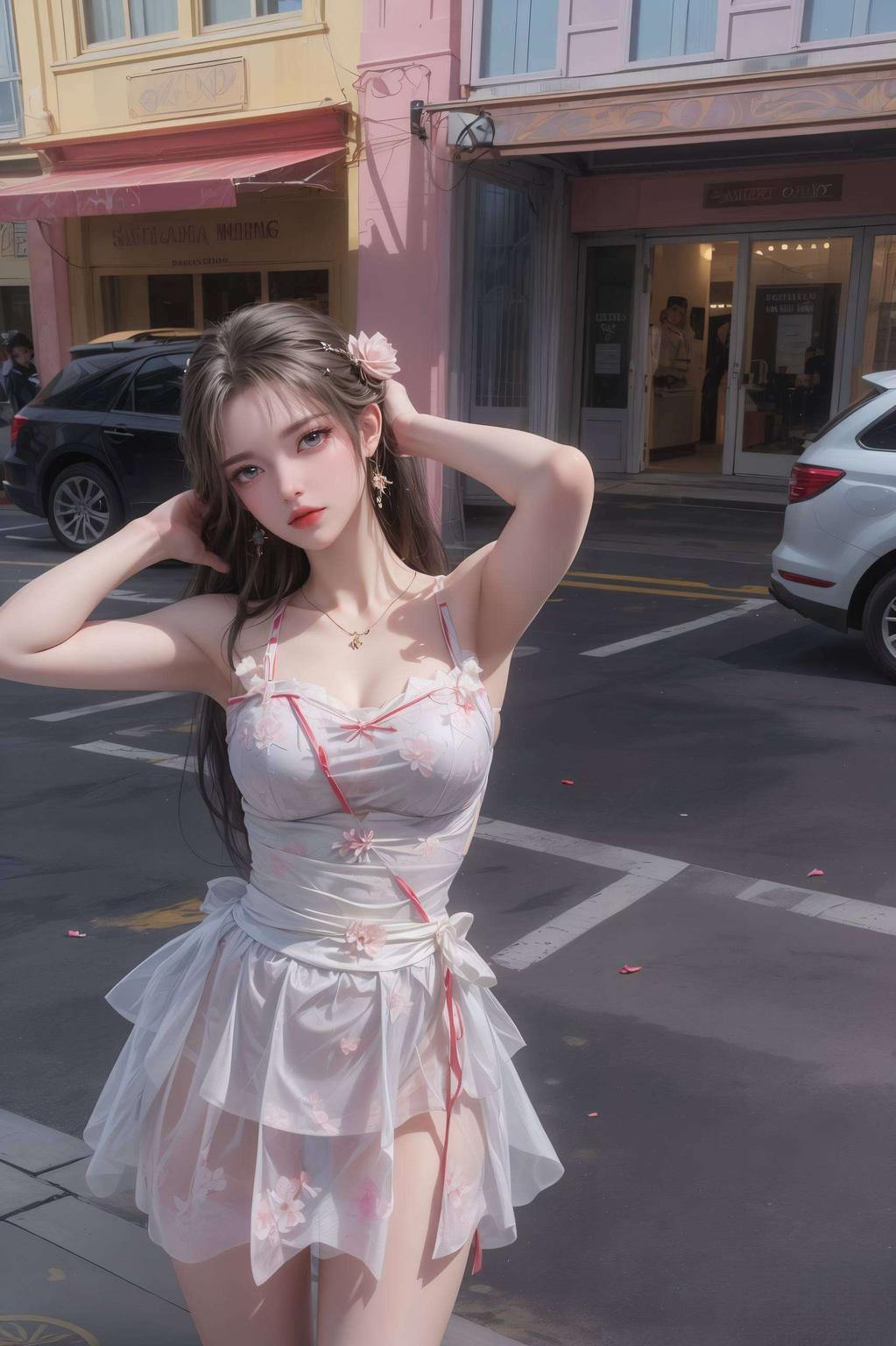 美轮美奂月婵与清漪共舞