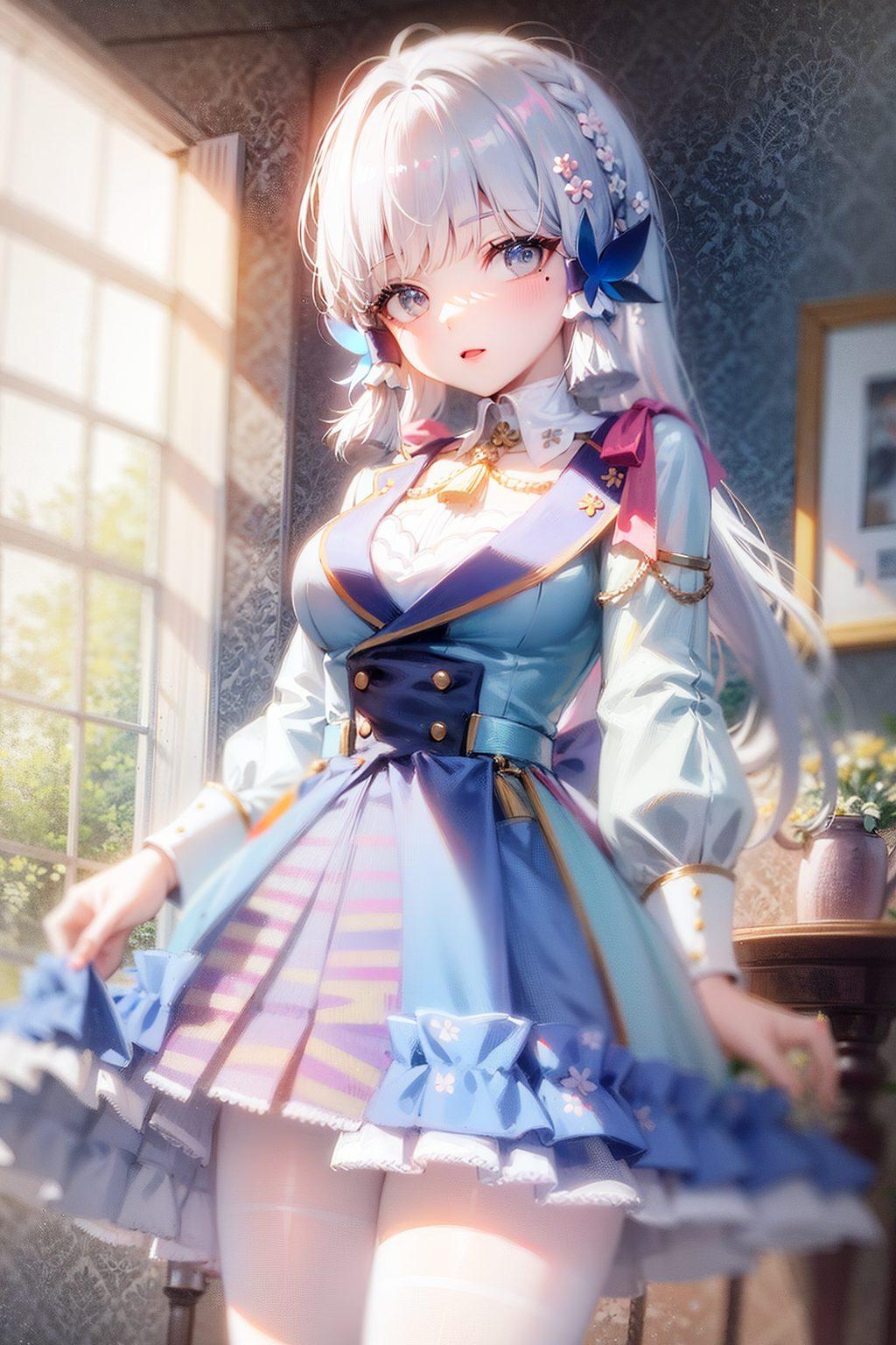 炫彩潮图来袭！这款壁纸色彩斑斓神里凌华壁纸社死