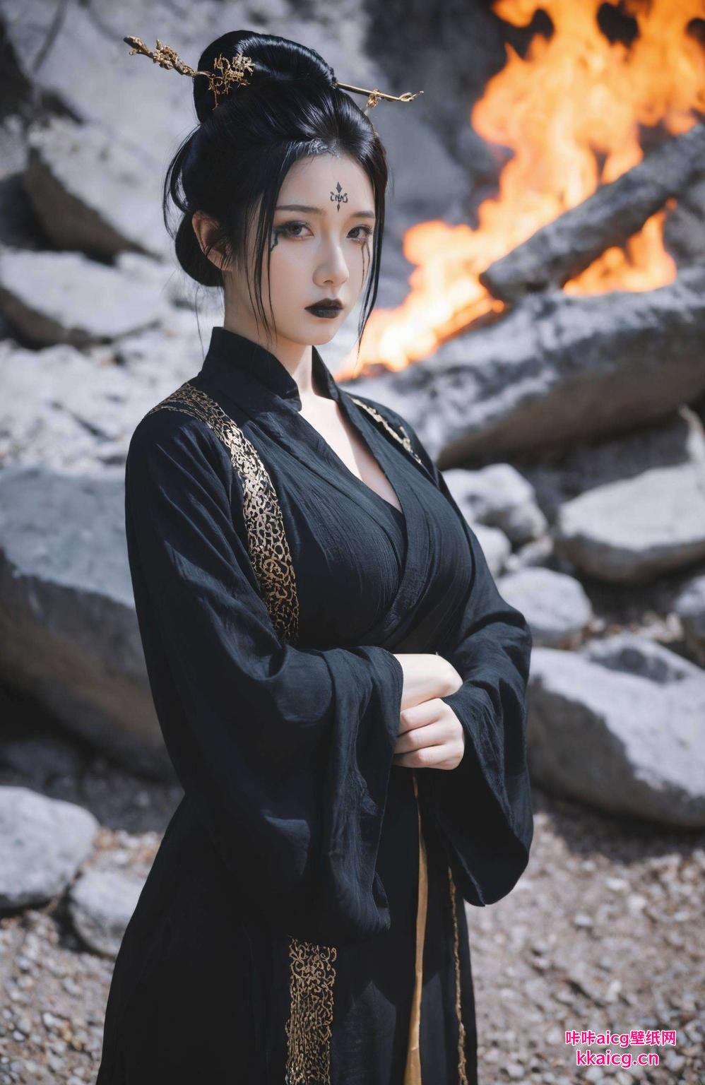 四妹带你探索紫色幻想！高清漫画壁纸让你的手机与众不同！