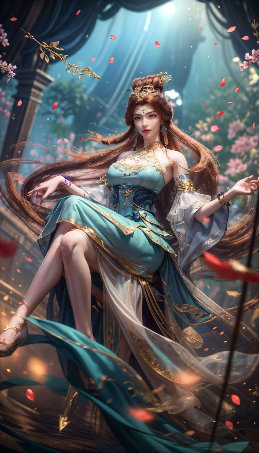 4K超清质感这壁纸绝了！AI素材国漫女神苏灵韵