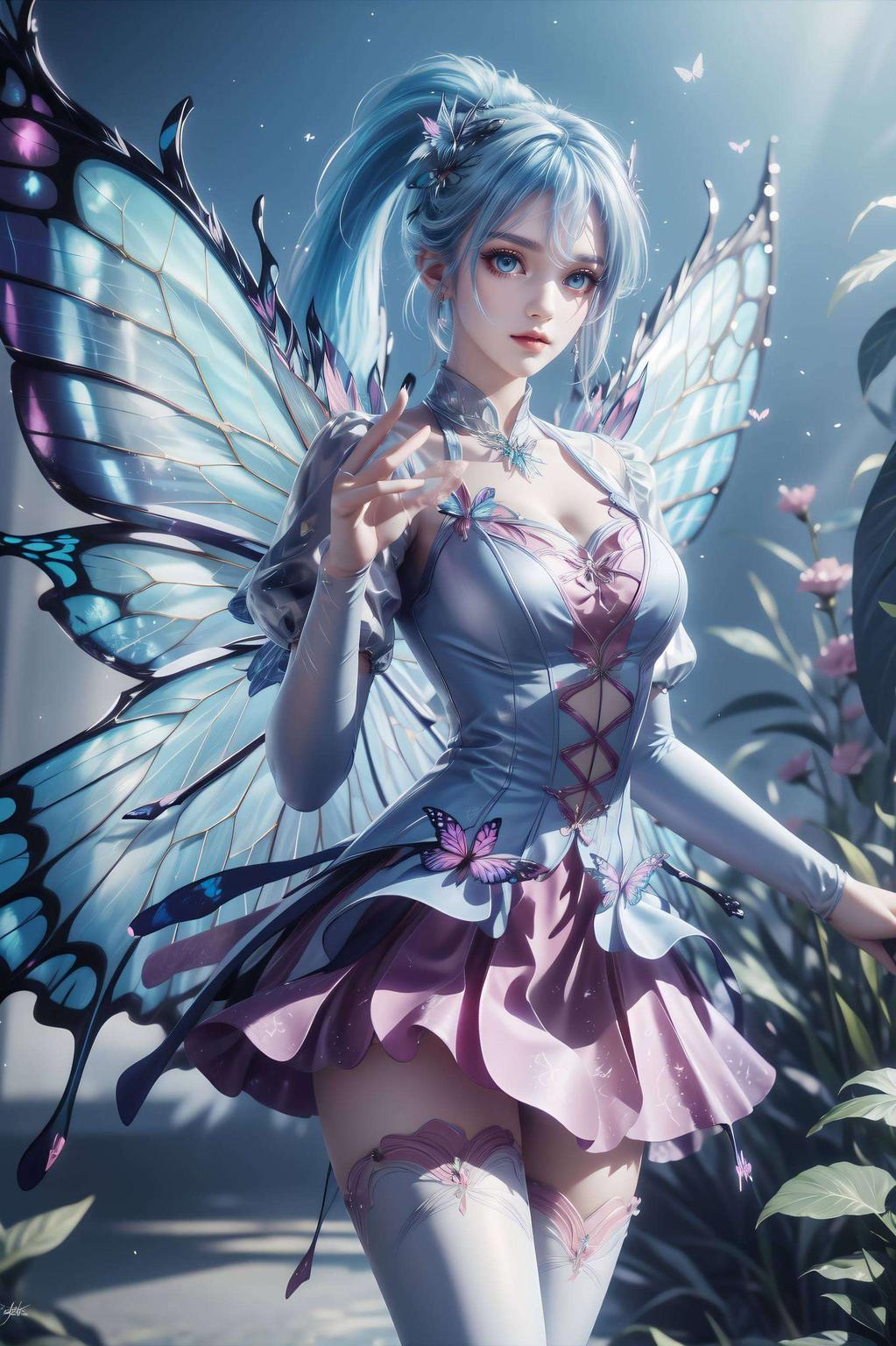 这位绝美少女在屏幕上灵动舞动光彩夺目