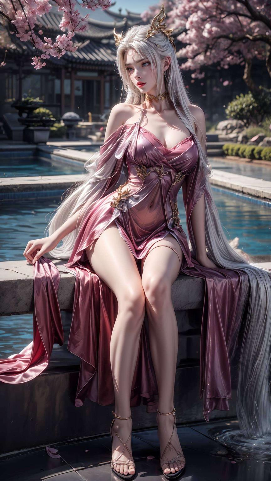 【超高清精细角色壁纸】天狐仙子翩翩起舞眼神灵动勾魂