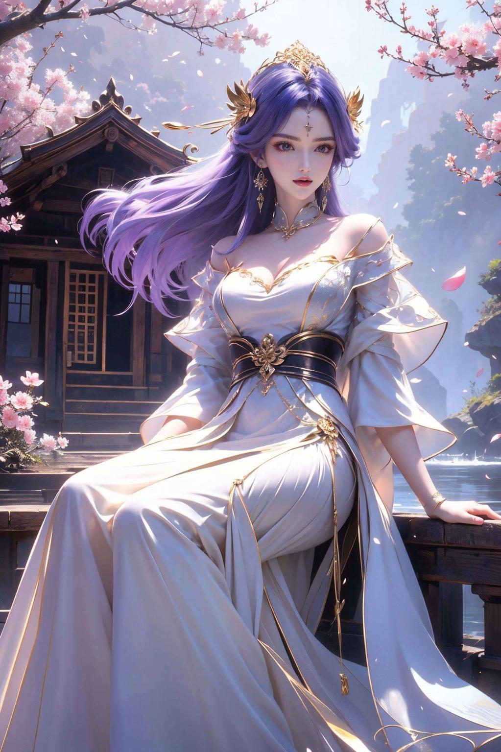 星空背景中这款4K高清的天穹殿动态壁纸