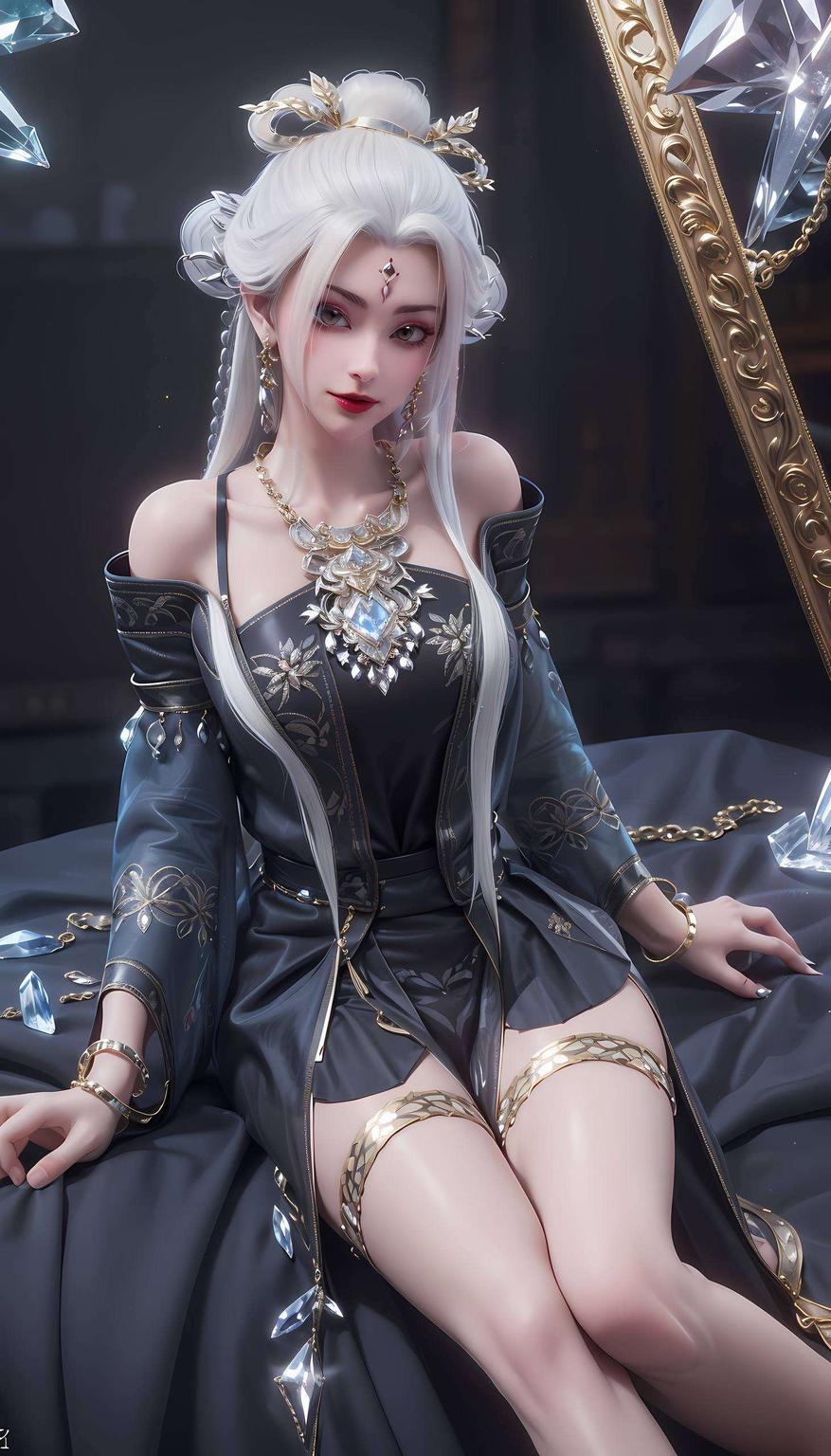 国风韵味让你桌面仙气满满！💖#国漫美女壁纸# 快来收藏