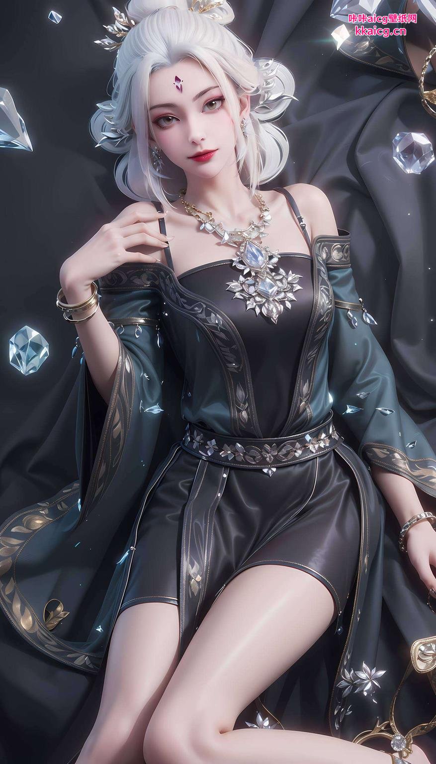 小白少女诛仙风极简壁纸护眼佳