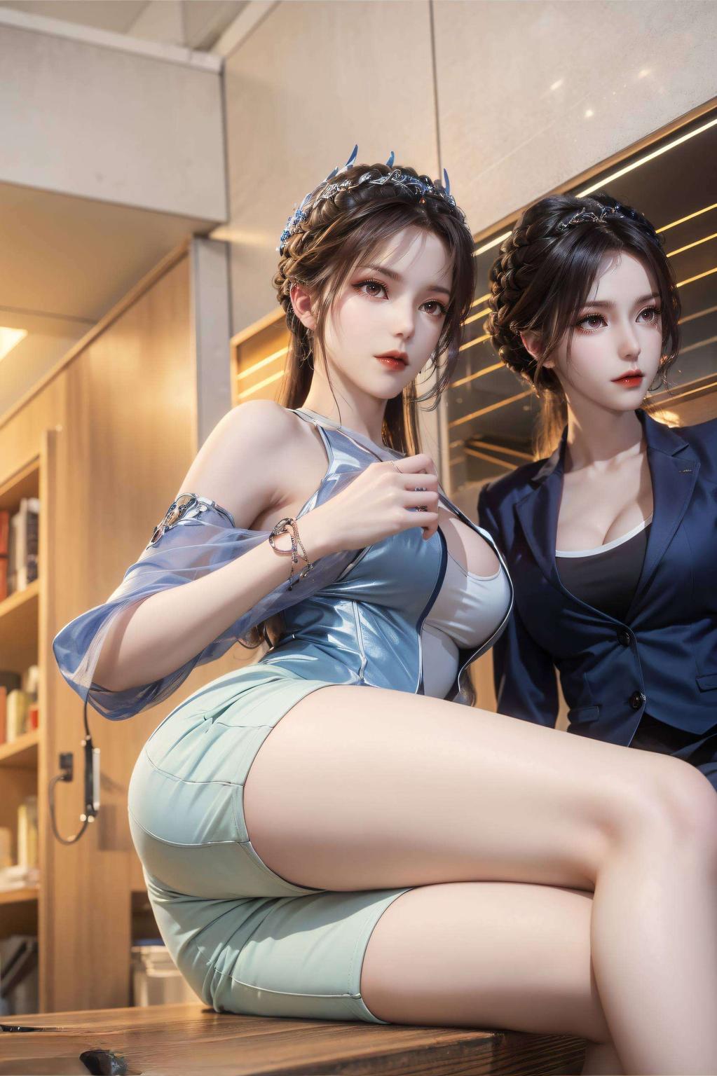 这款壁纸以电脑桌面全屏小舞为主题