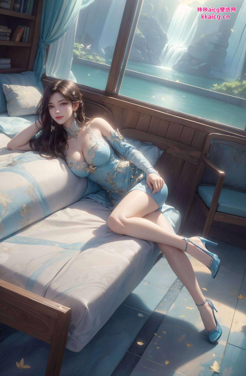 如同置身幽谷仙境绿意盎然