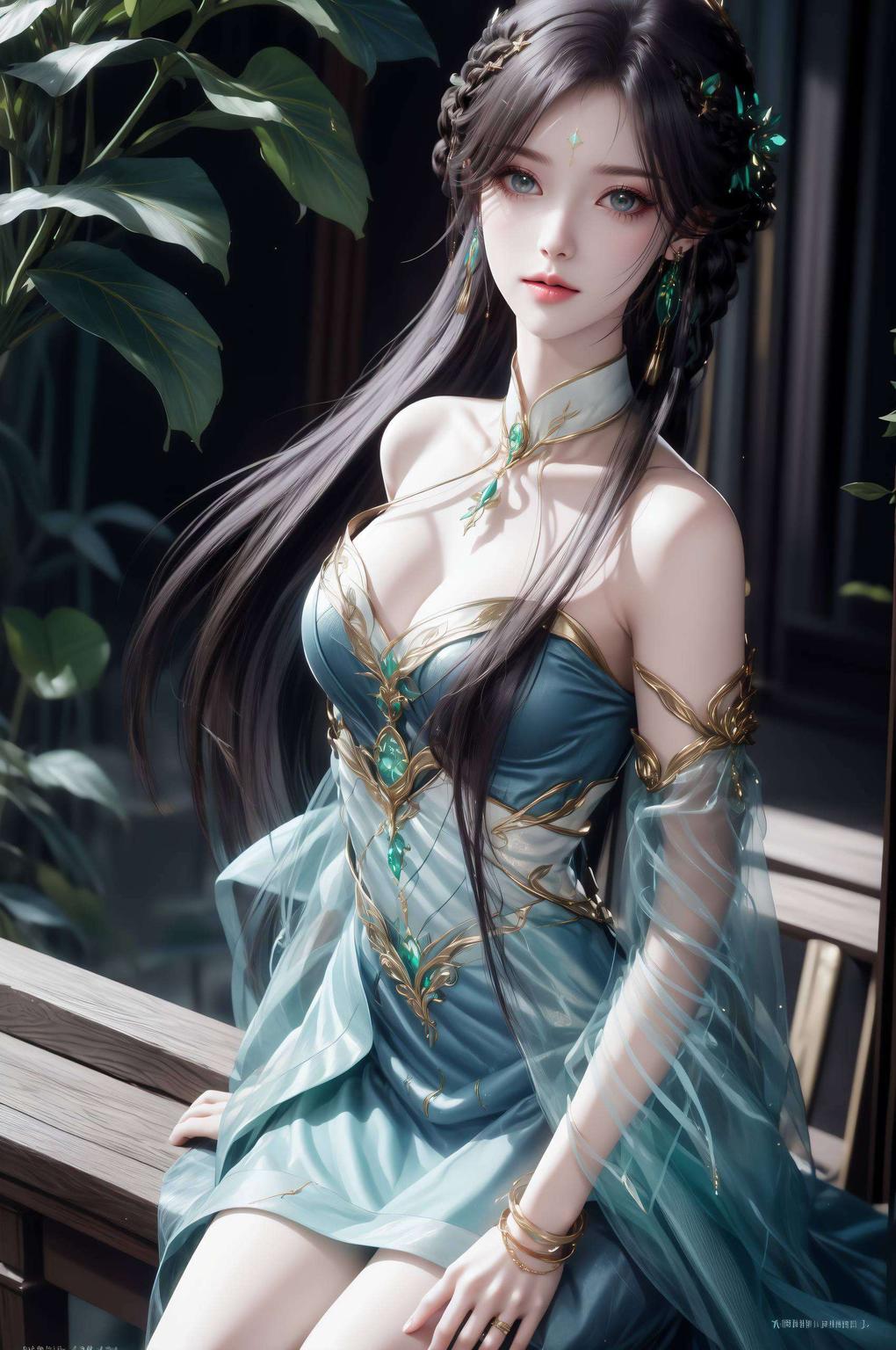 炎儿深情凝视唯美风满满