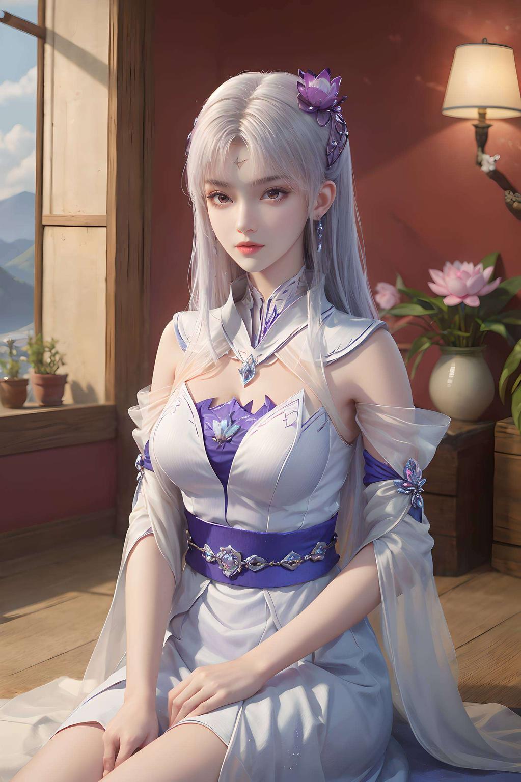 神秘草药环绕这款毒宗小医仙动态壁纸