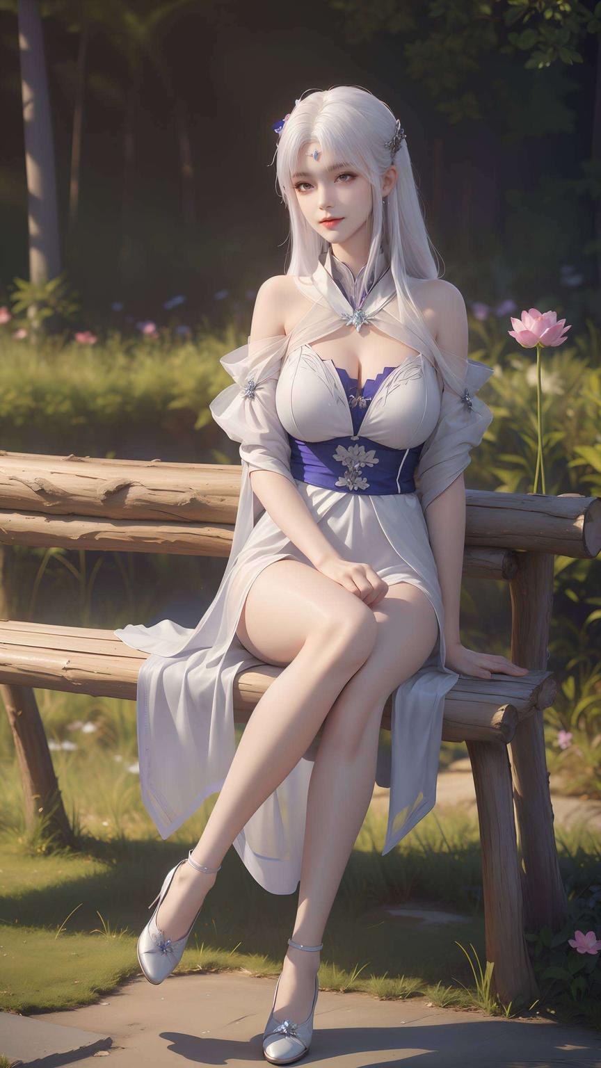 淡粉色背景配上李沁扮演的小医仙是不是觉得仙气十足？高清细腻