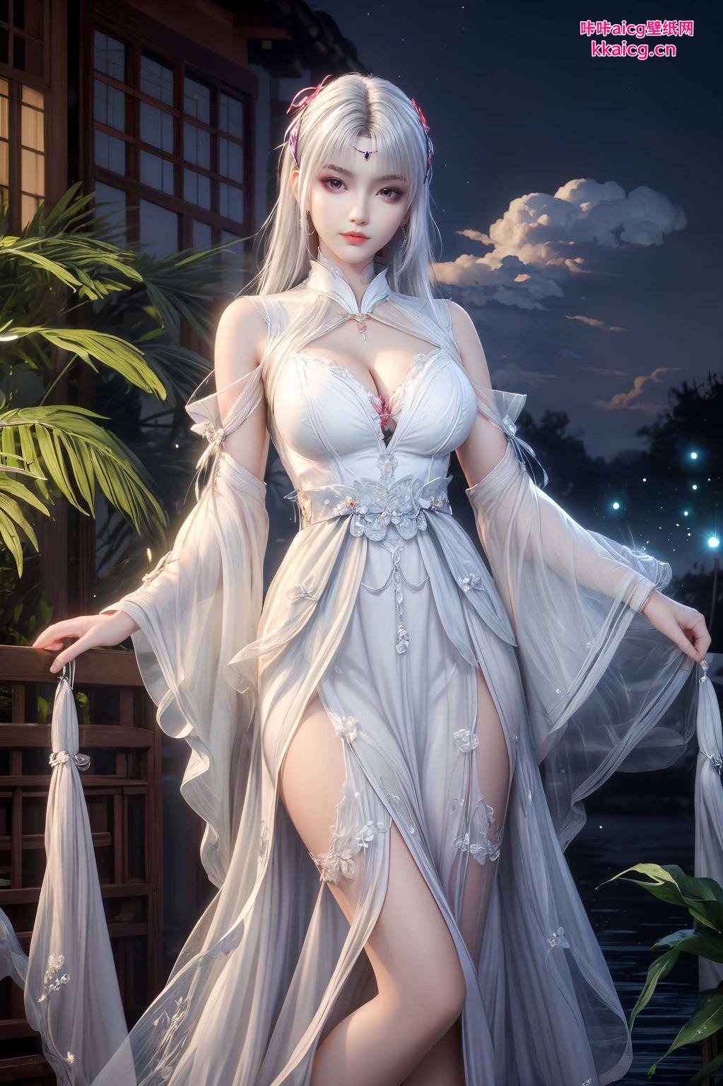 她的眼神藏着无尽的故事那抹忧郁的蓝