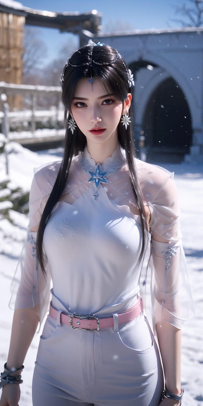 光影交织夏倾月舞动间