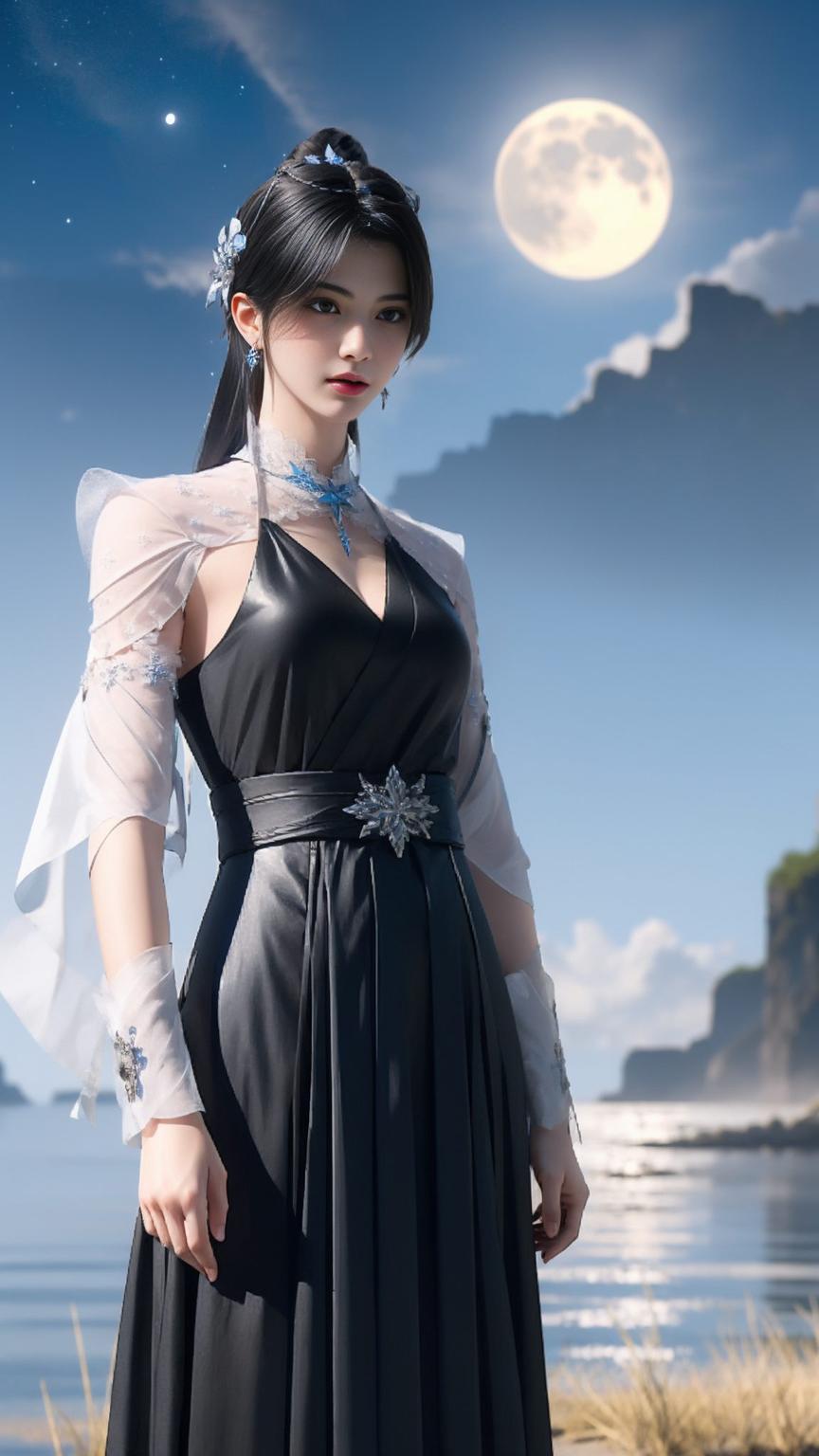 夏倾月的美享受视觉盛宴