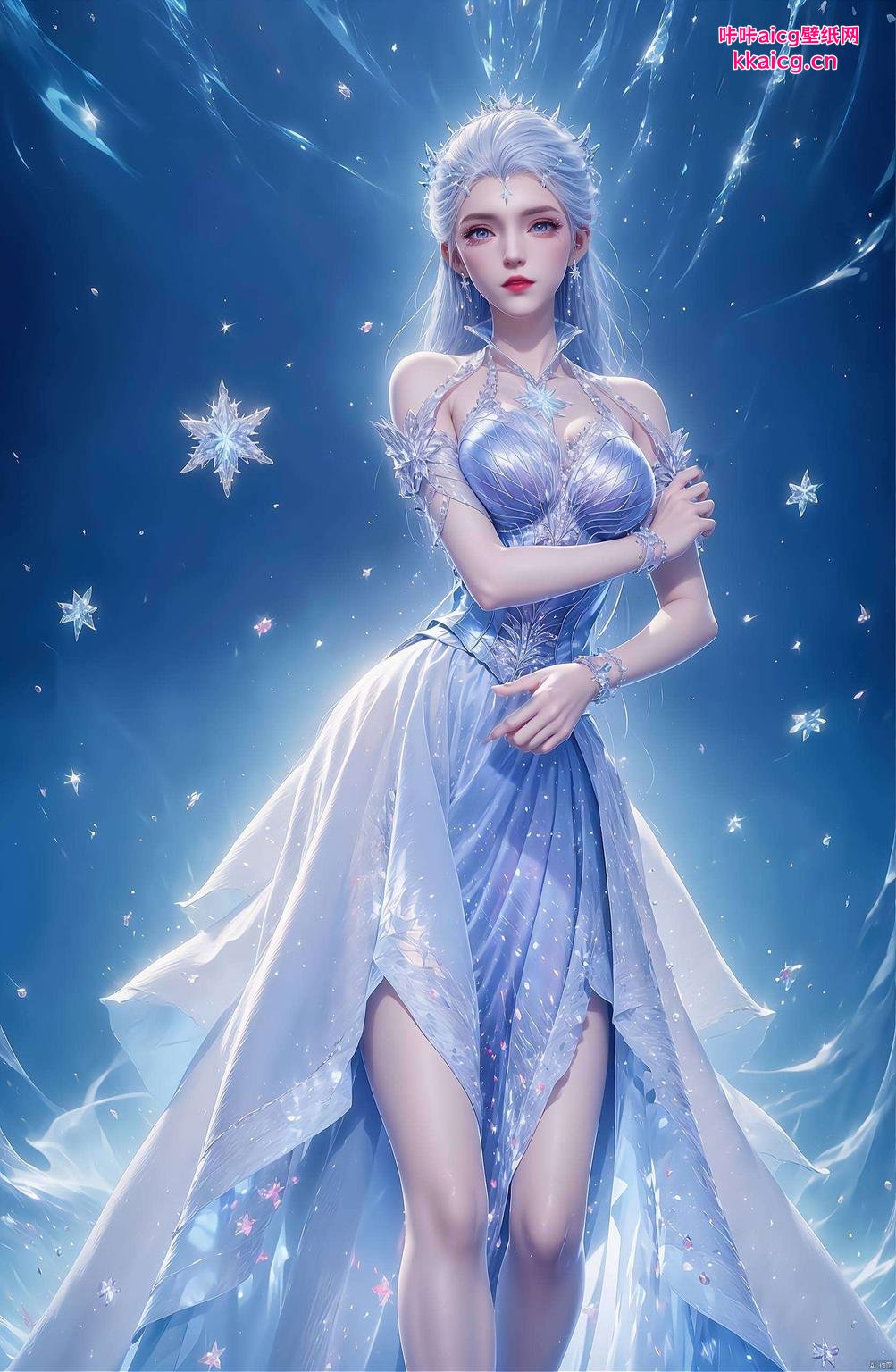 让你的电脑瞬间变身二次元梦幻世界！雪女翩翩舞