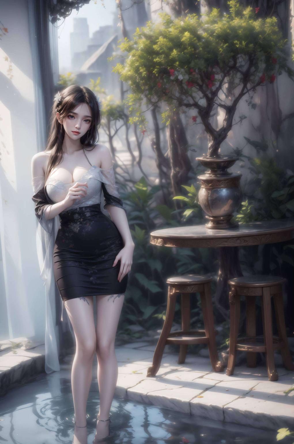 徐欣制服高清壁纸尽显清新气质