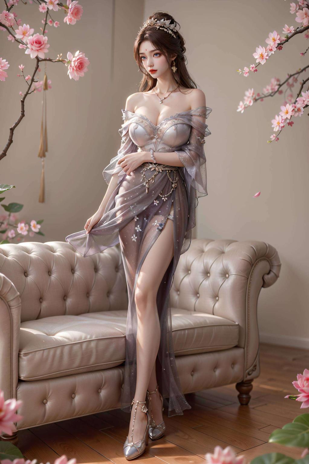 两人互动甜蜜主角是我们的石昊和月婵！画面中