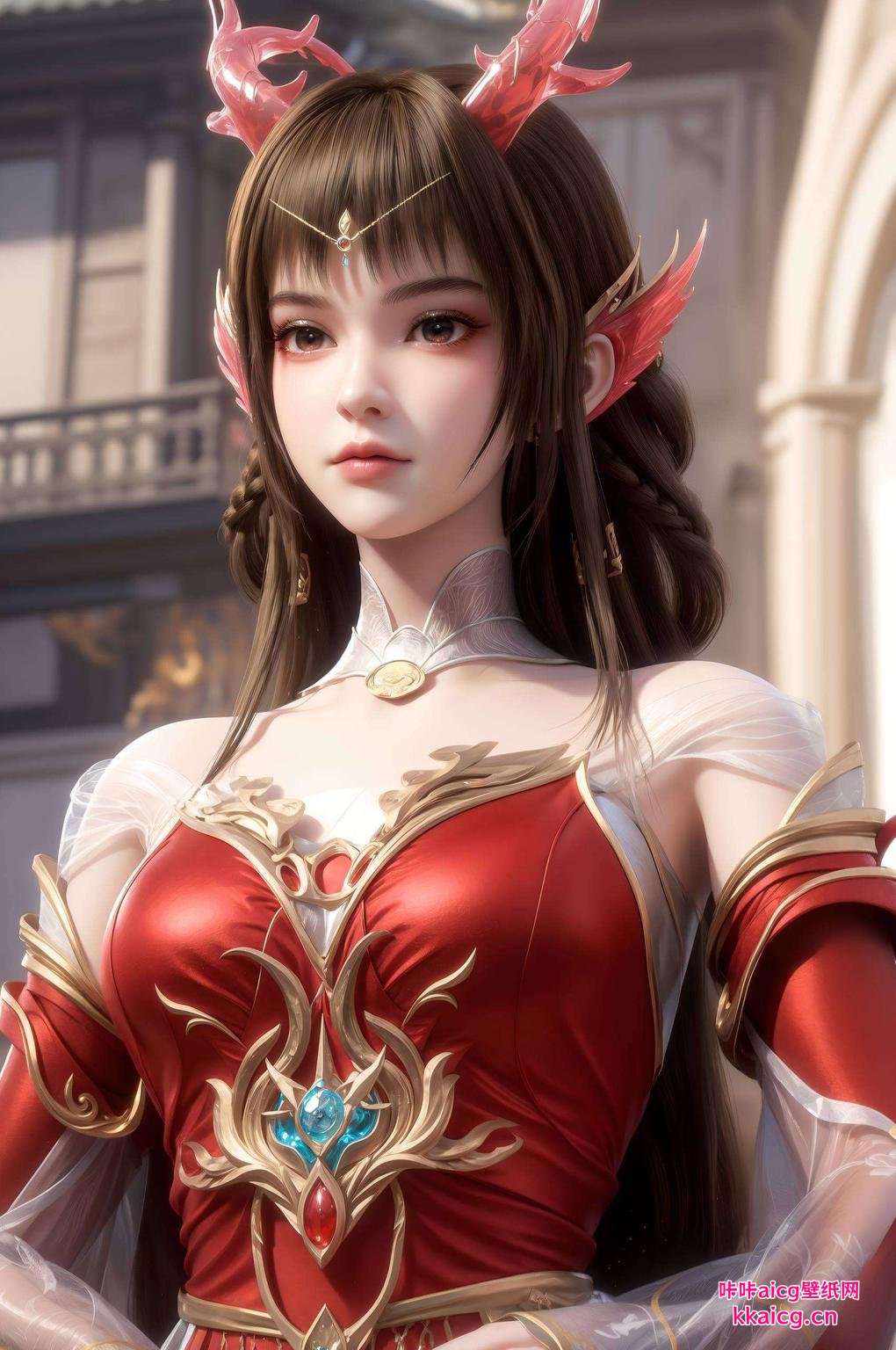 细腻的笔触描绘出每一丝发丝美得让人心醉