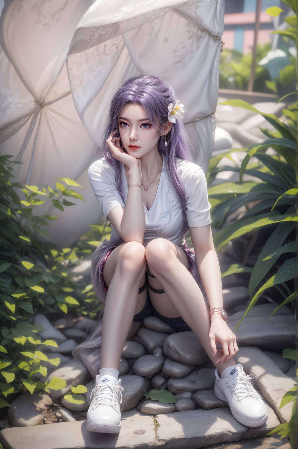 身材线条流畅