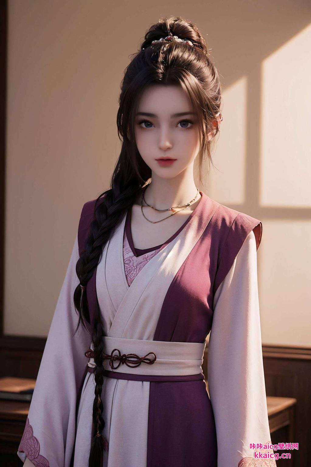 快来收藏这款周小环专属壁纸吧！真人AI素材