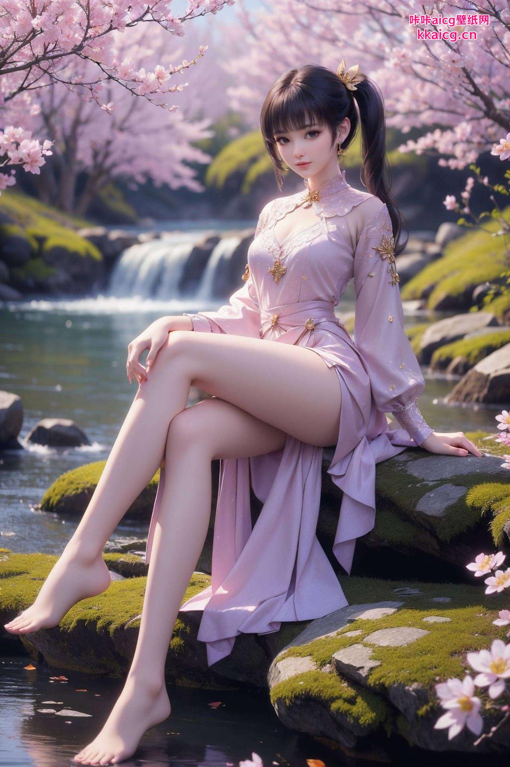 电脑前的你锁屏间流转二次元浪漫